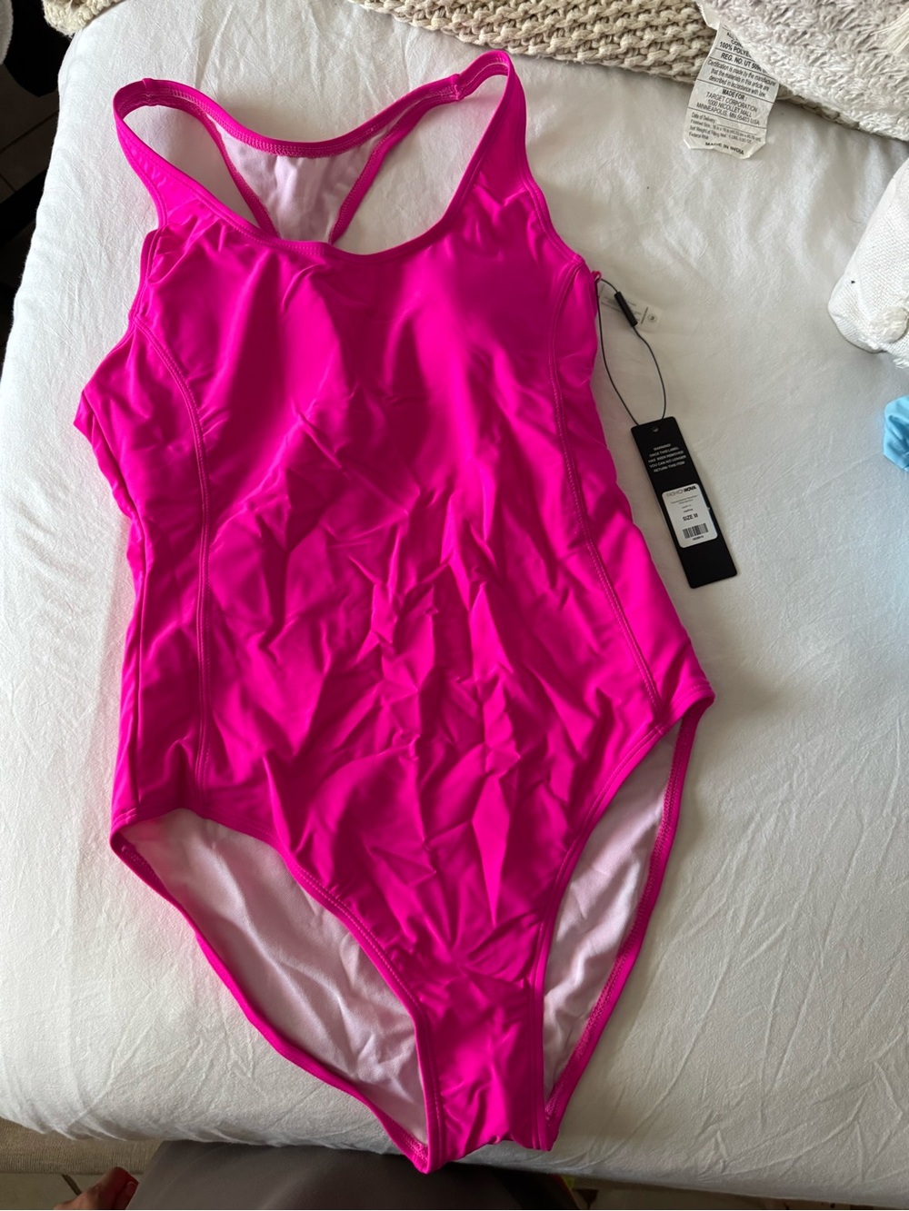Hot Pink One-Piece Swimsuit